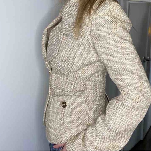 Burberry Vintage Tweed Double Breasted Jacket 40 - Picture 2 of 8
